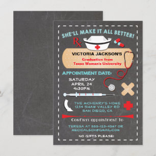 Convite Receita de Festas de formatura nas escolas de enfe