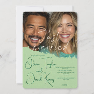 Convite Recem casados - Celebração Elegante do Casamento