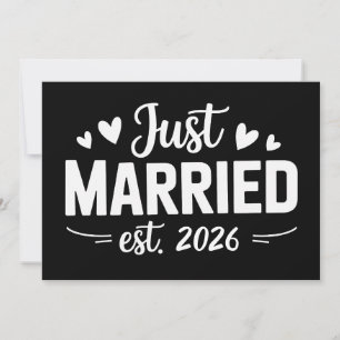 Convite Recém-Casados Est 2026 Festa de Casamento Esposa M