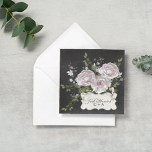 Convite Recém-Casados! Floral Romântico Elegante Pós-Casam