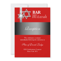 RECEPÇÃO DA bar vermelha mitzvah