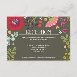 Convite Recepção de Bunch Floral