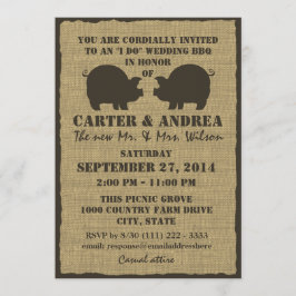 Convite Recepção de Casamento ao Ar Livre