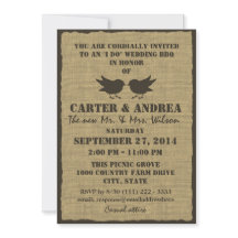 Recepção de Casamento Birds and Burlap BBQ