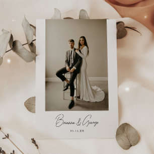 Convite Recepção de casamento de Elopemento de Script de F