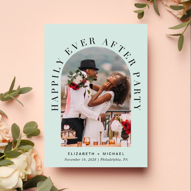 Convite Recepção de casamento de vírgula de Fotografia de  (Criador carregado)