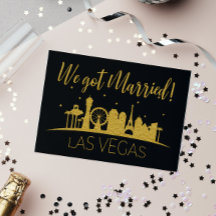 Recepção de Casamento em Las Vegas com Tema Black 