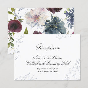 Convite Recepção de casamento Floral de Toneladas Moody