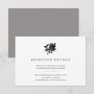 Convite Recepção de Casamento Floral em Aquarela Bouquet P