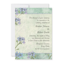 Recepção de Casamento Floral Primavera Não Me Esqu