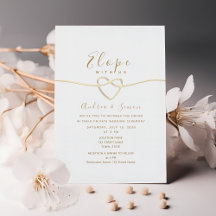 Recepção de Casamento Minimalista para Fugitivos