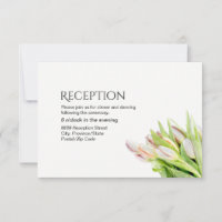Recepção de casamento personalizada, tulipa