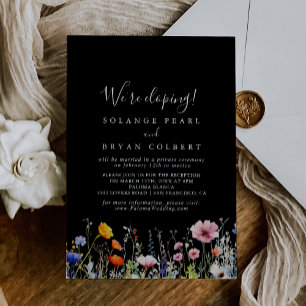 Convite Recepção de Casamento Secreto Botânico em Prado Rú