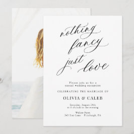 Convite Recepção de Casamento Simplesmente Amor