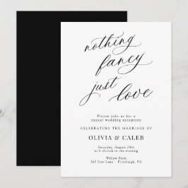 Convite Recepção de Casamento Simplesmente Amor