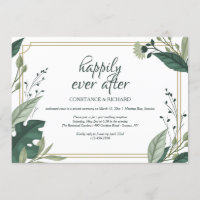 Recepção de Casamento Só com Folhagens