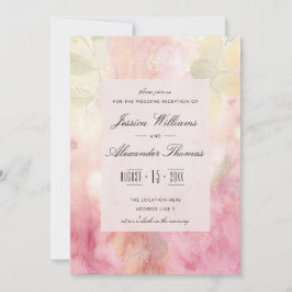 Convite Recepção de Casamento Sonho Romântico