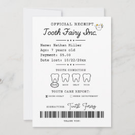 Convite Recepção de Fada dos Dentes Imprimível