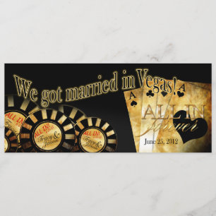 Convite Recepção de Las Vegas (entre em contato para perso