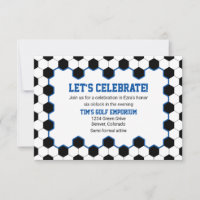Recepção do Bar Mitzvah com Bola de Futebol Azul P