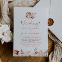Recepção Floral Graciosa com Caligrafia