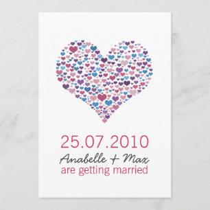 Convite Recepção Informal Doce-Coração