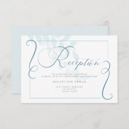 Convite Recepção - Mal Há Fumaça Azul Botânica