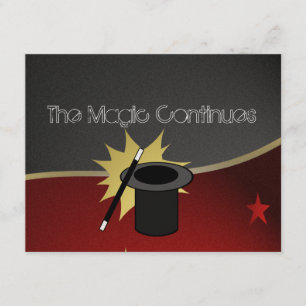 Convite Recepção Mitzvah de Evento Mágico