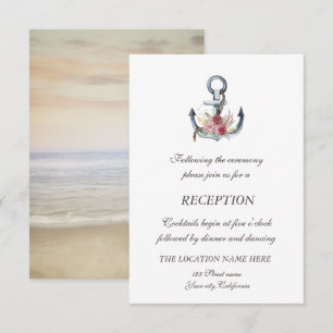 Convite Recepção Náutica das Flores de Âncora Aquátic