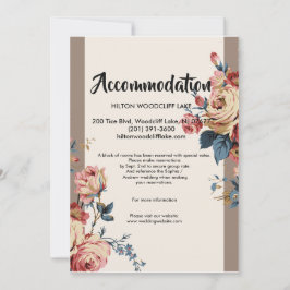 Convite receptáculo adorado