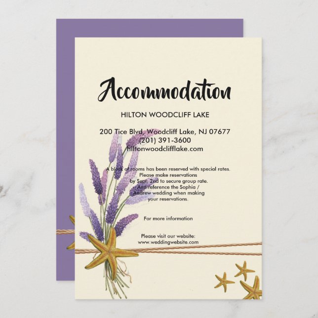 Convite Receptáculo simples bonito de estrelas (Frente/Verso)