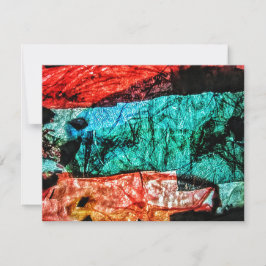 Convite Reciclado de abstrato de fita de plástico