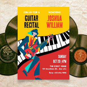 Convite Recital de arte musical