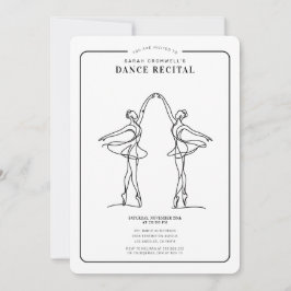 Convite Recital de Dança Minimalista