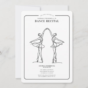 Convite Recital de Dança Minimalista