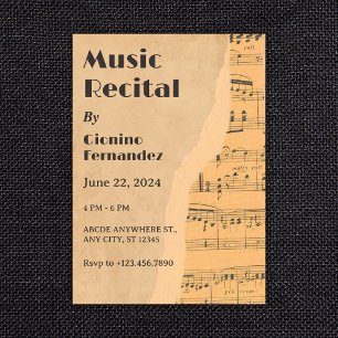 Convite Recital de música antiga 