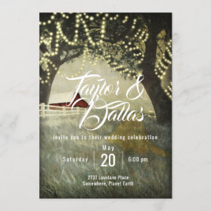 Convite Red Country Barn Manhã Do País