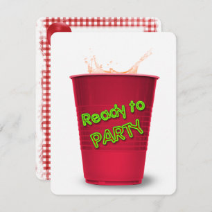 Convite Red Cup Drink