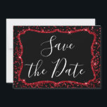 Convite Red Heart Glitter Sparkle Doce Dezesseis Aniversár<br><div class="desc">Corações Vermelhos Confetti Sparkle Glitter Doce Dezesseis Convites de aniversário. Este convite para salvar a data é perfeito para a Festa de aniversário Red Confetti Sparkle Glitter Sweet 16 que procura celebrar com Red Hearts para o Dia de os namorados.</div>
