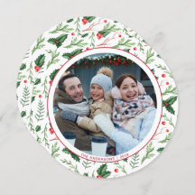 Red Holly deixa Feriado de Foto da Família Natal