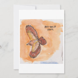 Convite Red-tailed hawk Greeting Card