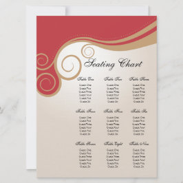 Convite Redemoinho Dourado no vermelho e na carta do