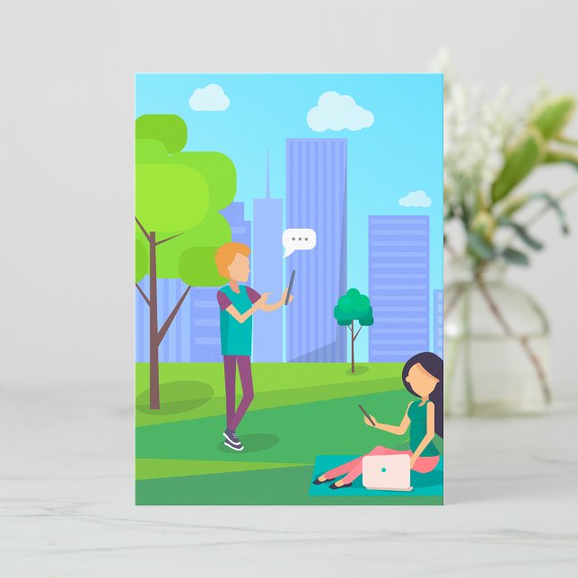 Convite Redes Sociais No Parque (Criador carregado)