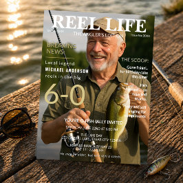 Convite Reel Life Fishing Magazine 60º Festa de Aniversári