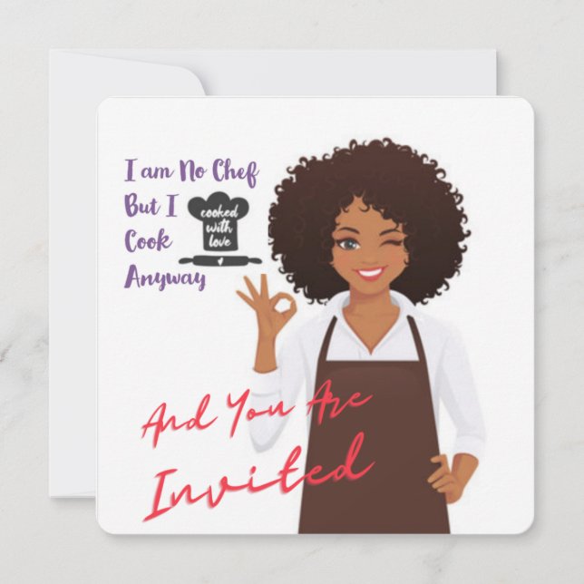 Convite Refeição cozida doméstica (Frente)