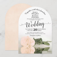Refletindo Casamento Elegante de Rosa de Pêssego B