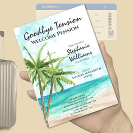 Convite Reforma Adeus Tensão de Verão Festa de Praia