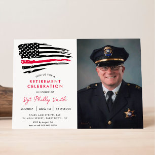 Convite Reforma da Polícia Militar de Bandeira Americana