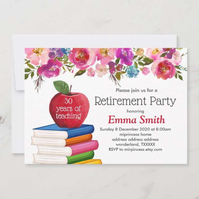 Convite reforma de professores, Apple, reforma de professo (Frente)