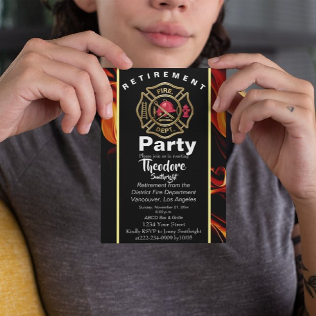 Convite Reforma do Bombeiro Crachá (Criador carregado)